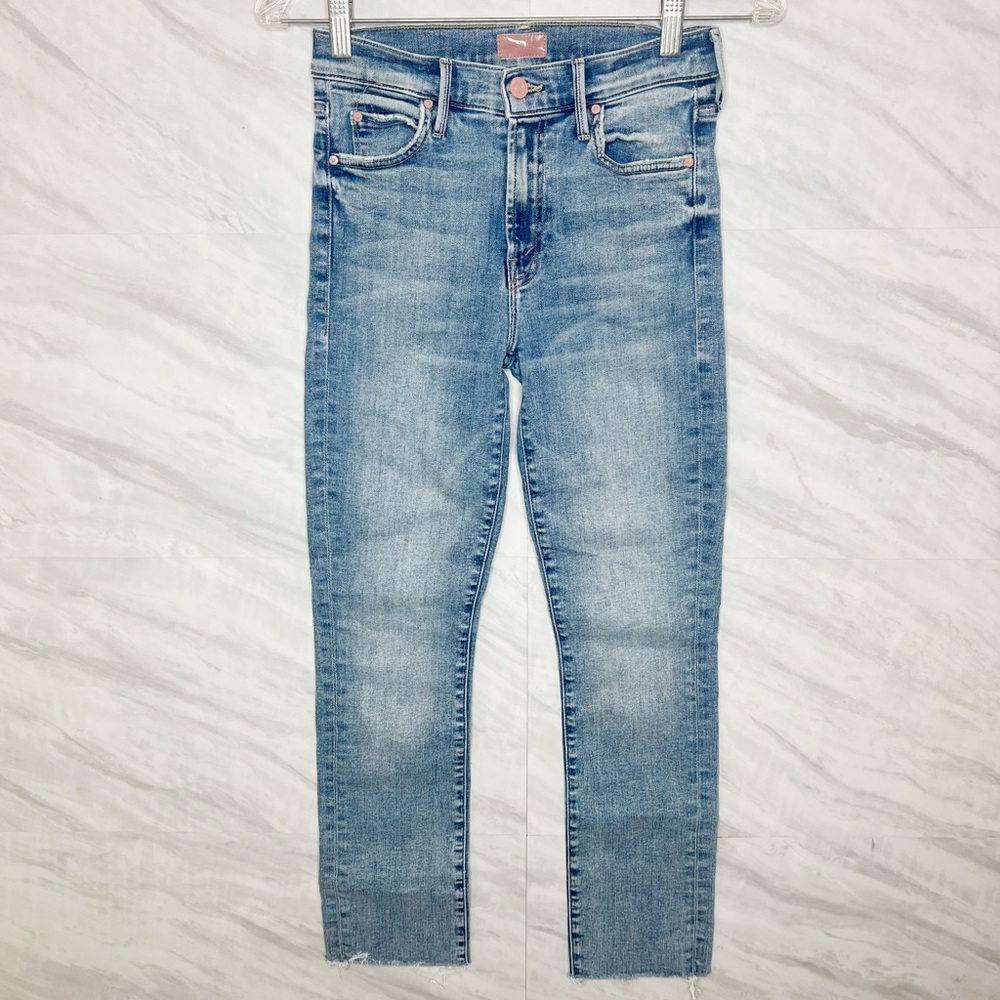 Mother Jeans The Rascal Ankle Fray Jeans 25